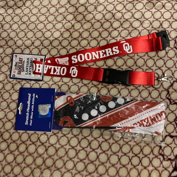 OU lanyard keyring and stretch headband - Picture 1 of 4
